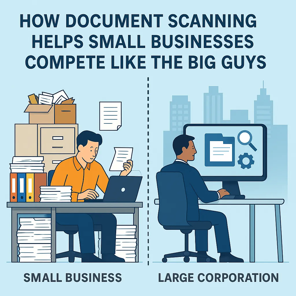 How Document Scanning Helps Small Businesses Compete Like the Big Guys