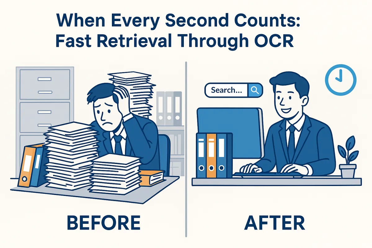 When Every Second Counts: Fast Retrieval Through OCR