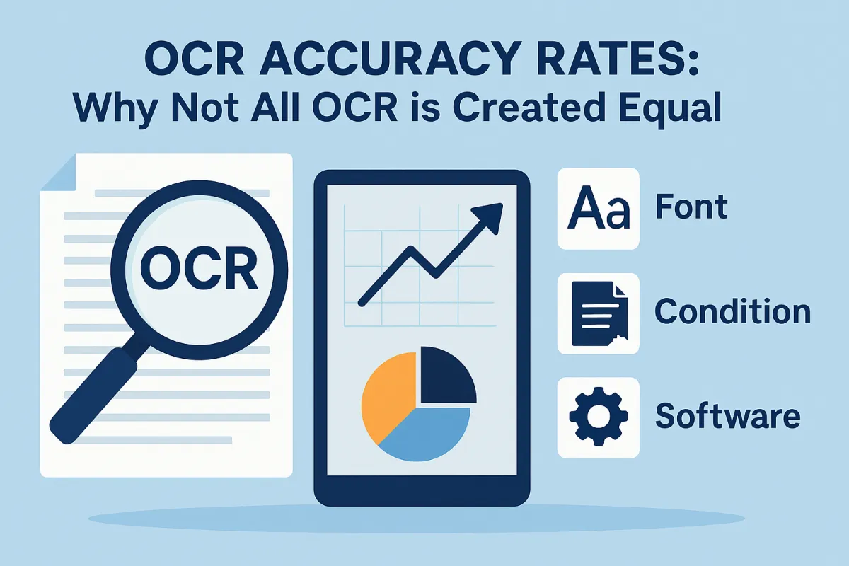 OCR Accuracy Rates: Why Not All OCR is Created Equal