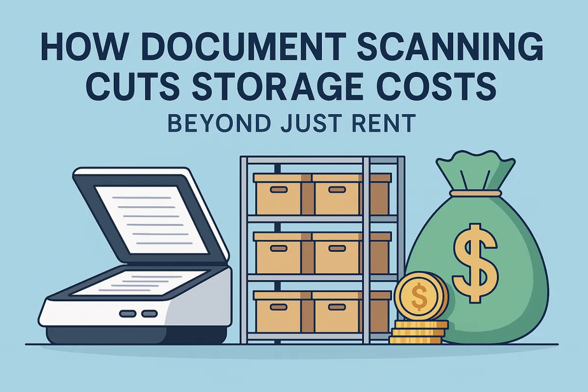 How Document Scanning Cuts Storage Costs Beyond Just Rent