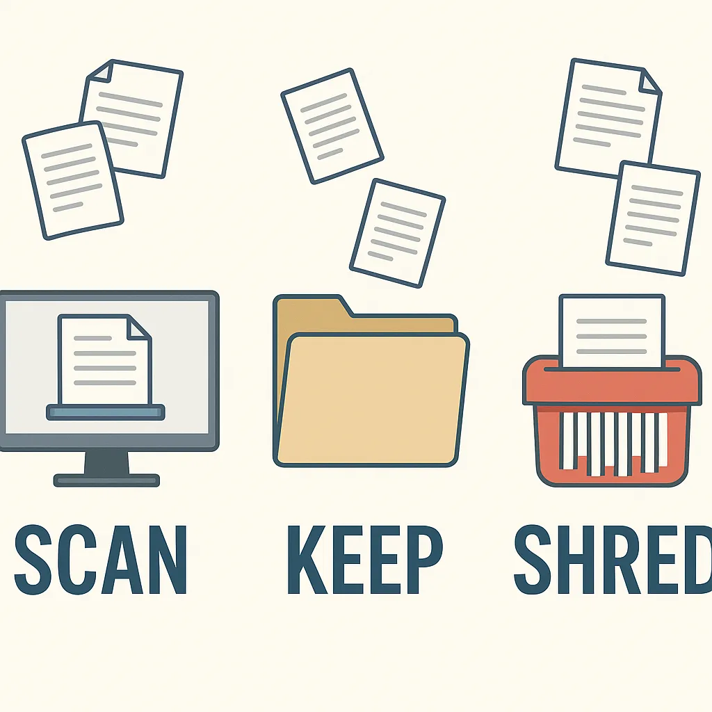 When Not to Scan: Choosing What to Digitize vs. What to Shred