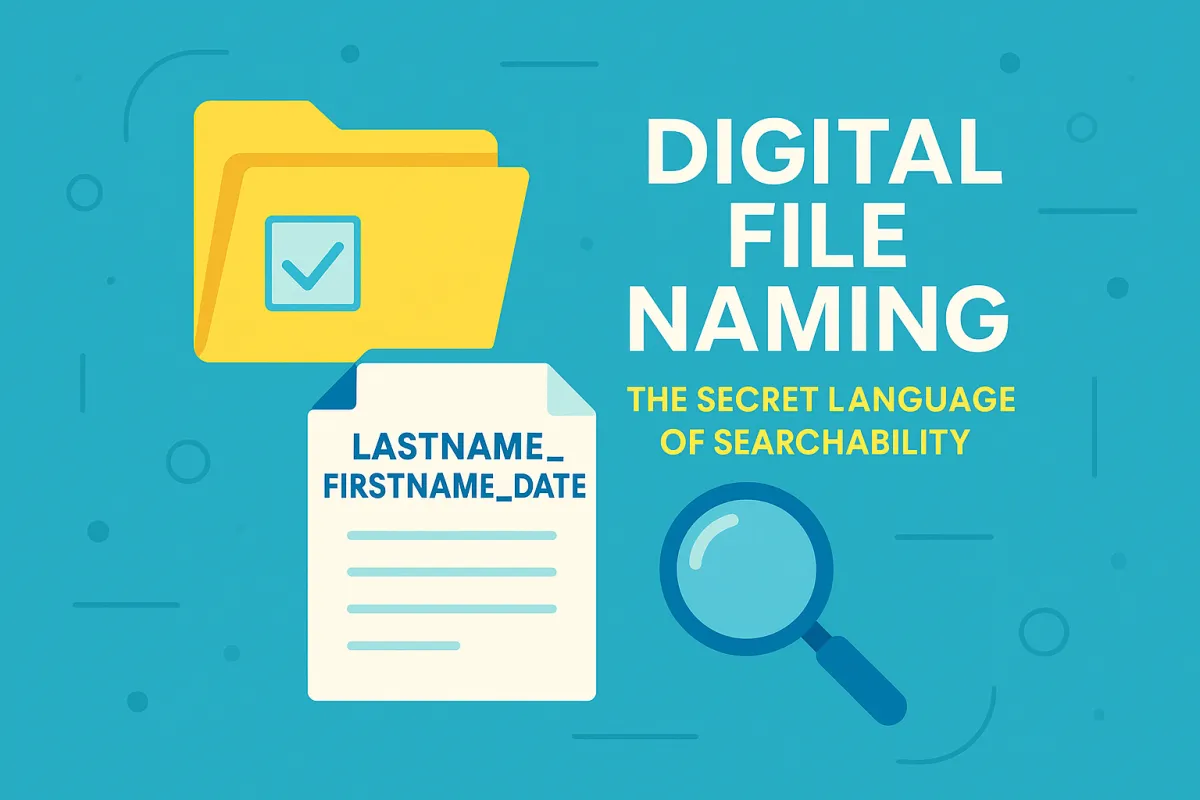 Digital File Naming: The Secret Language of Searchability