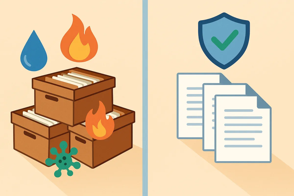 The Disaster You Don’t See Coming: Why Paper Records Are Your Biggest Liability