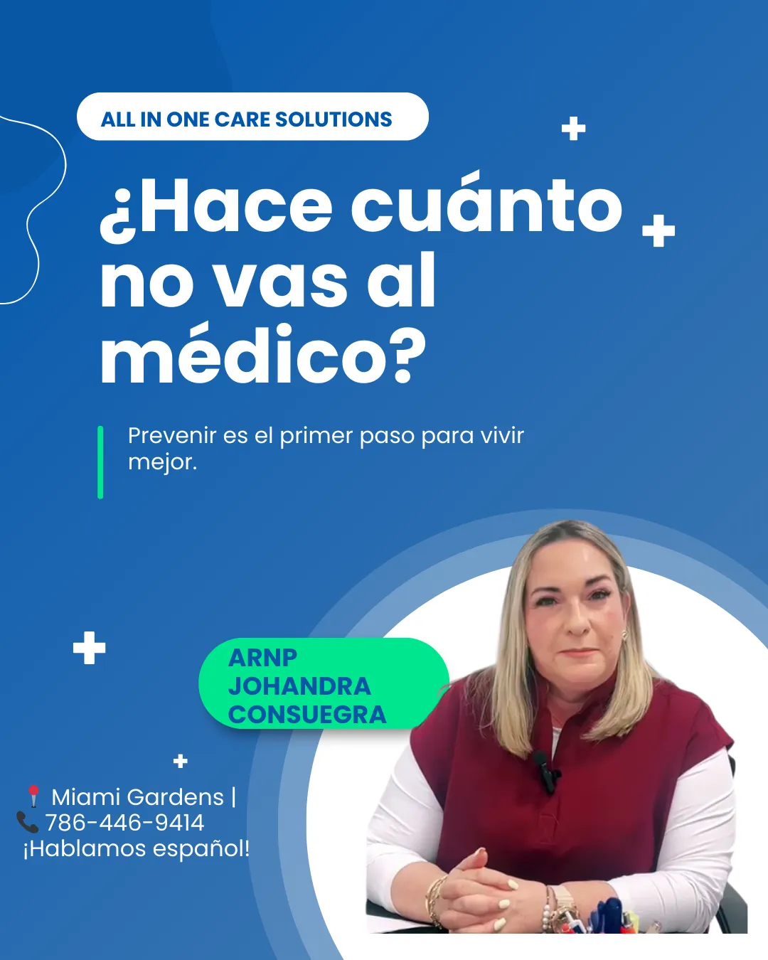 Descubre los beneficios de un chequeo anual con tu doctor primario en Miami Gardens. ¡Prevén enfermedades y mejora tu bienestar con All In One Care Solutions!