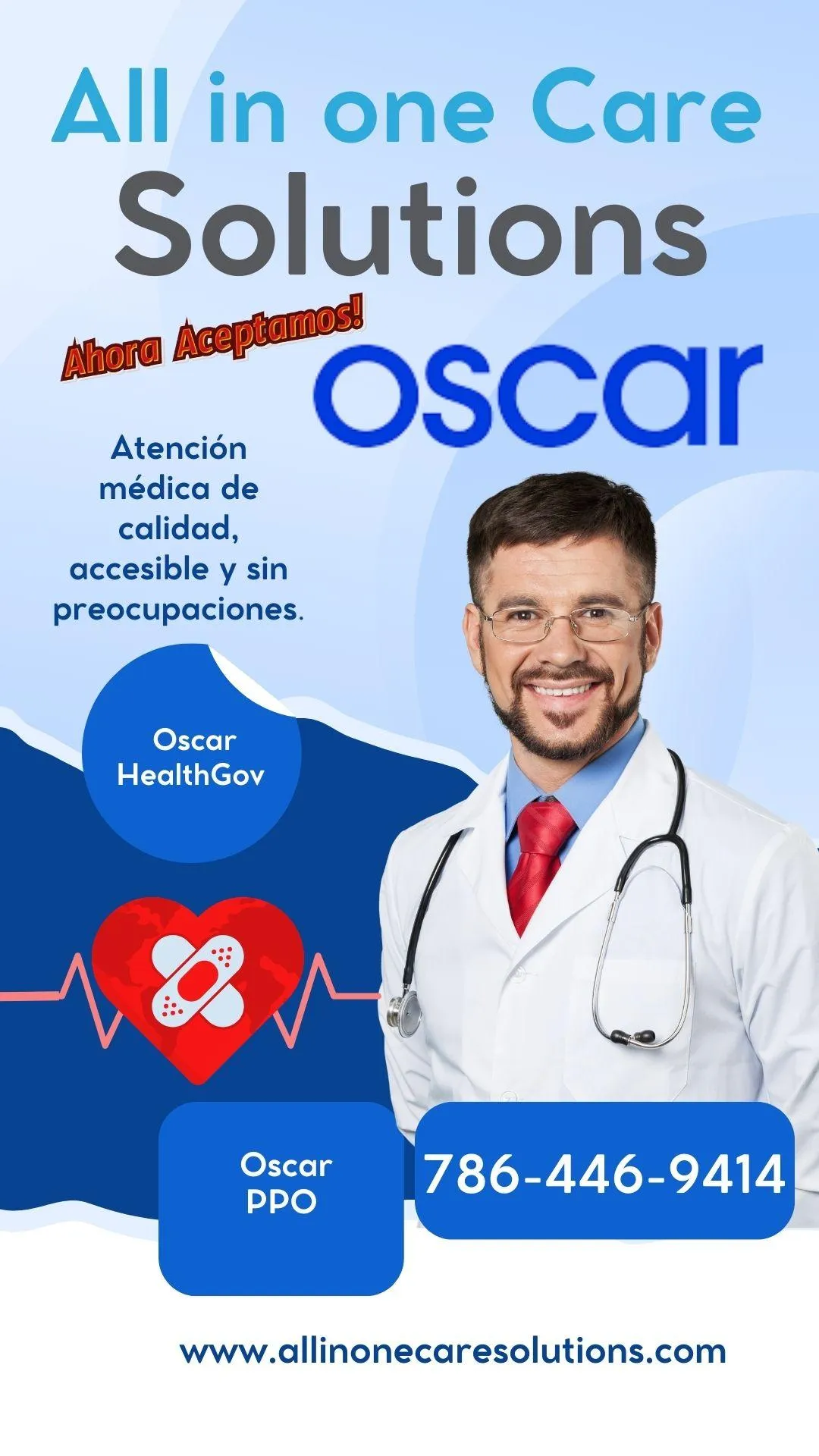 Ahora aceptamos Oscar Health para atención médica primaria en Miami Gardens!