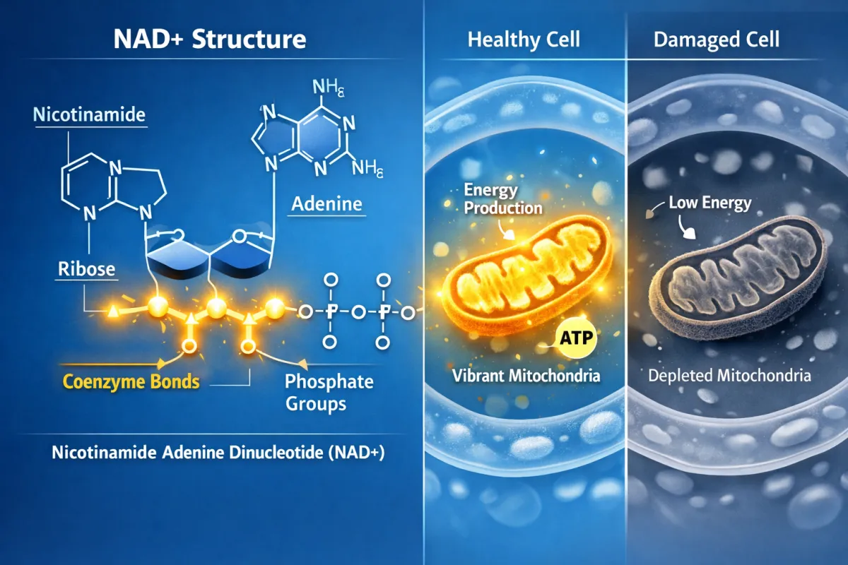 "¿Confundido entre NAD+, NMN y NR? Comparamos los tres suplementos para longevidad y energía celular. Elige el mejor para ti.