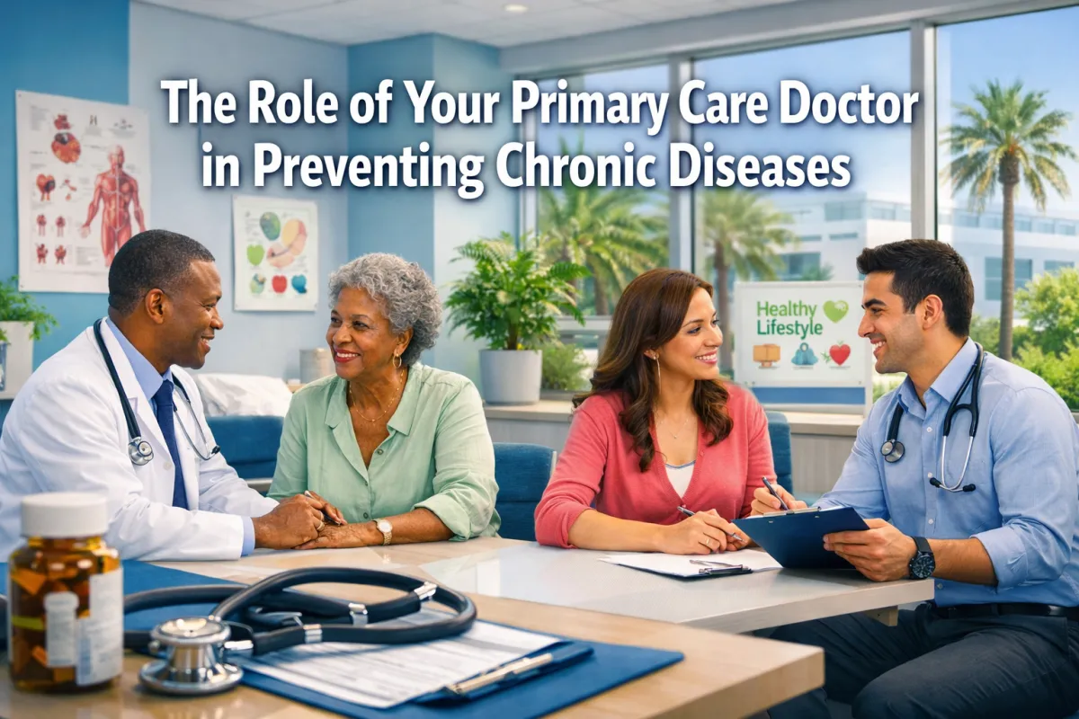 Discover how your primary care doctor Miami Gardens prevents chronic diseases through early detection, personalized care &amp; advanced screening. Book today
