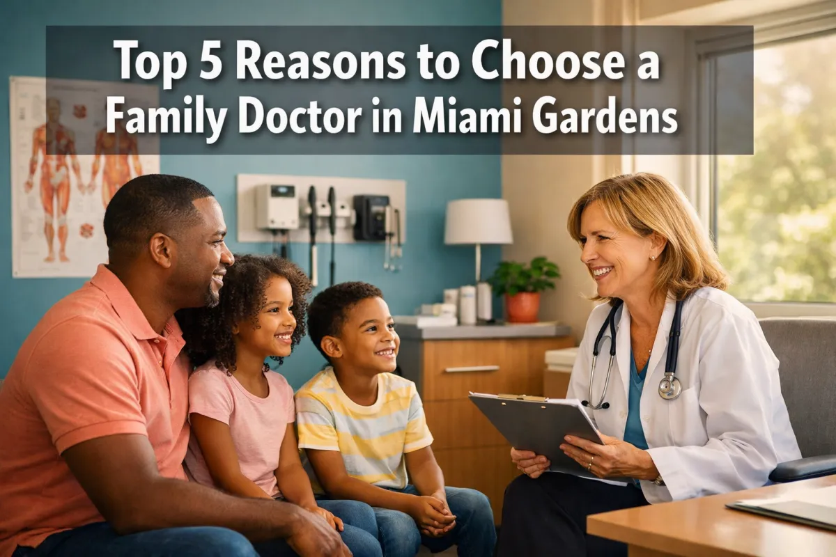 Choose a trusted Miami Gardens family doctor. Same-day appointments, comprehensive care, weight loss, IV therapy  more. Call 786-446-9414 today!
