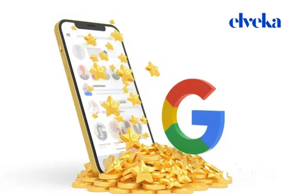 Een infographic die de drie stappen laat zien om meer Google reviews te krijgen: Vragen, Vereenvoudigen en Automatiseren met Elveka.