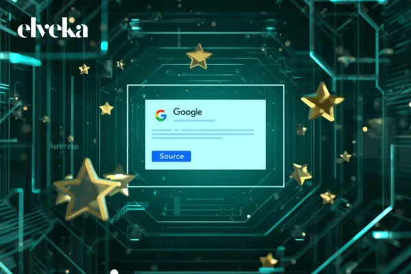 Een weergave van de Google zoekresultaten waarbij een bedrijf bovenaan staat in de AI Overview, ondersteund door een sterke stroom aan Google reviews.