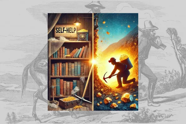 Are you mining for gold or just collecting tools? Discover how to break free from 'shelf help,' take action on your dreams, and strike your personal gold today!