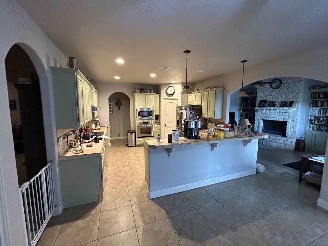 kitchen remodel with arches