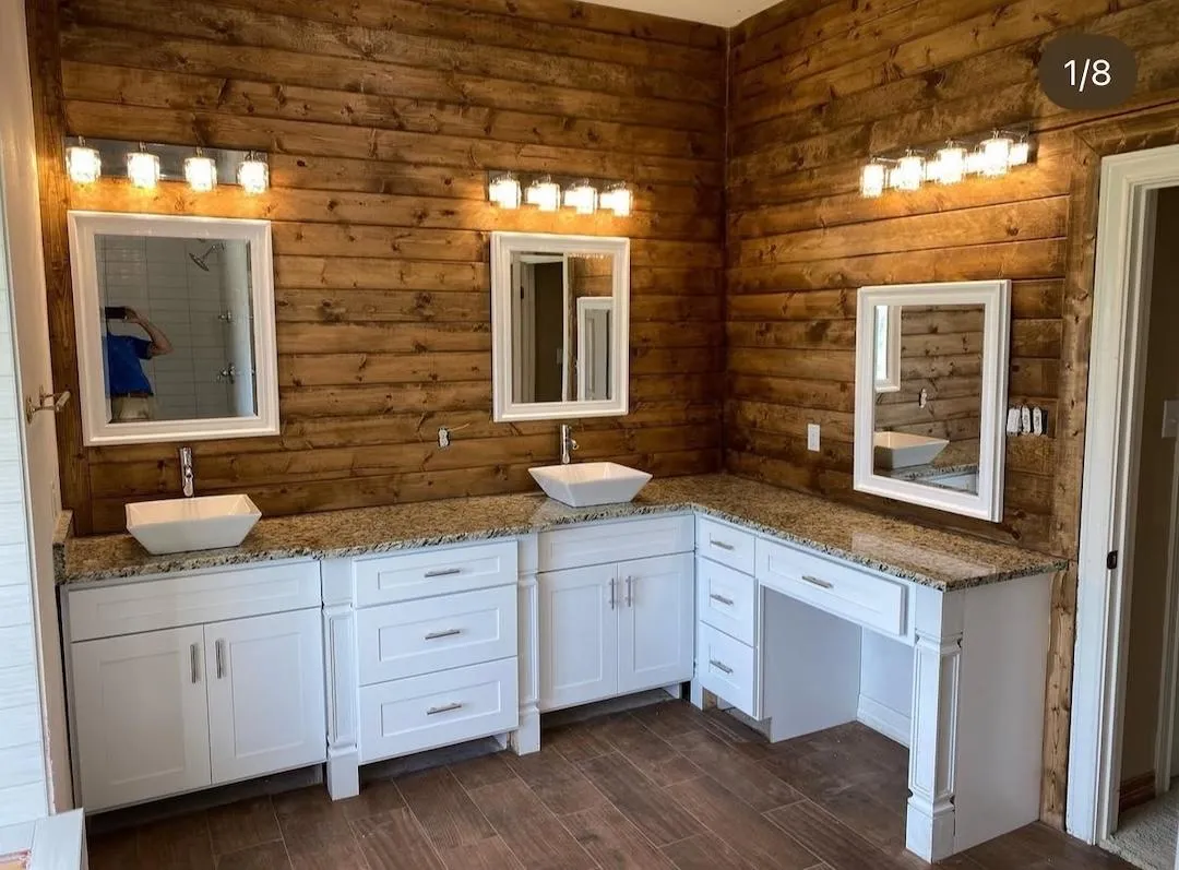 double vanity remodel boerne