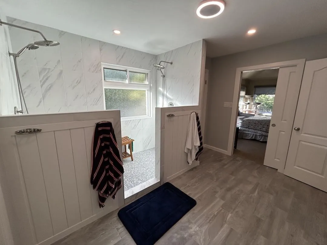 custom shower remodel