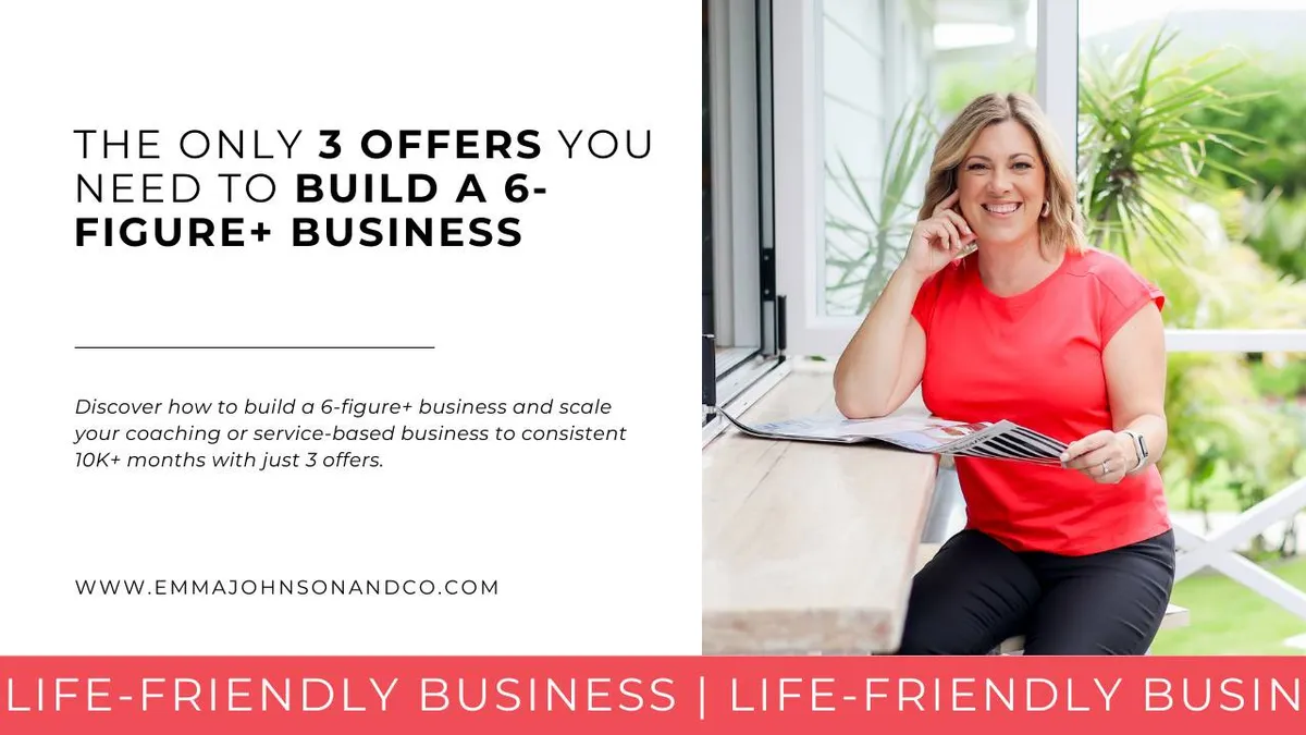 The Only Three Offers You Need to Build a 6-Figure Business