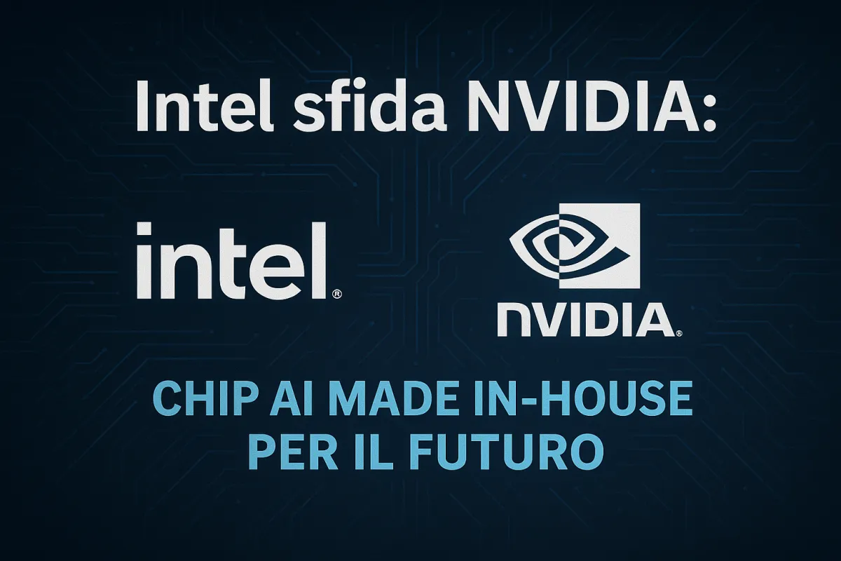 Intel lancia chip AI interni per competere con Nvidia