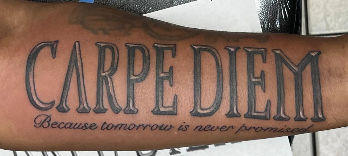 Carpe Deim tattoo