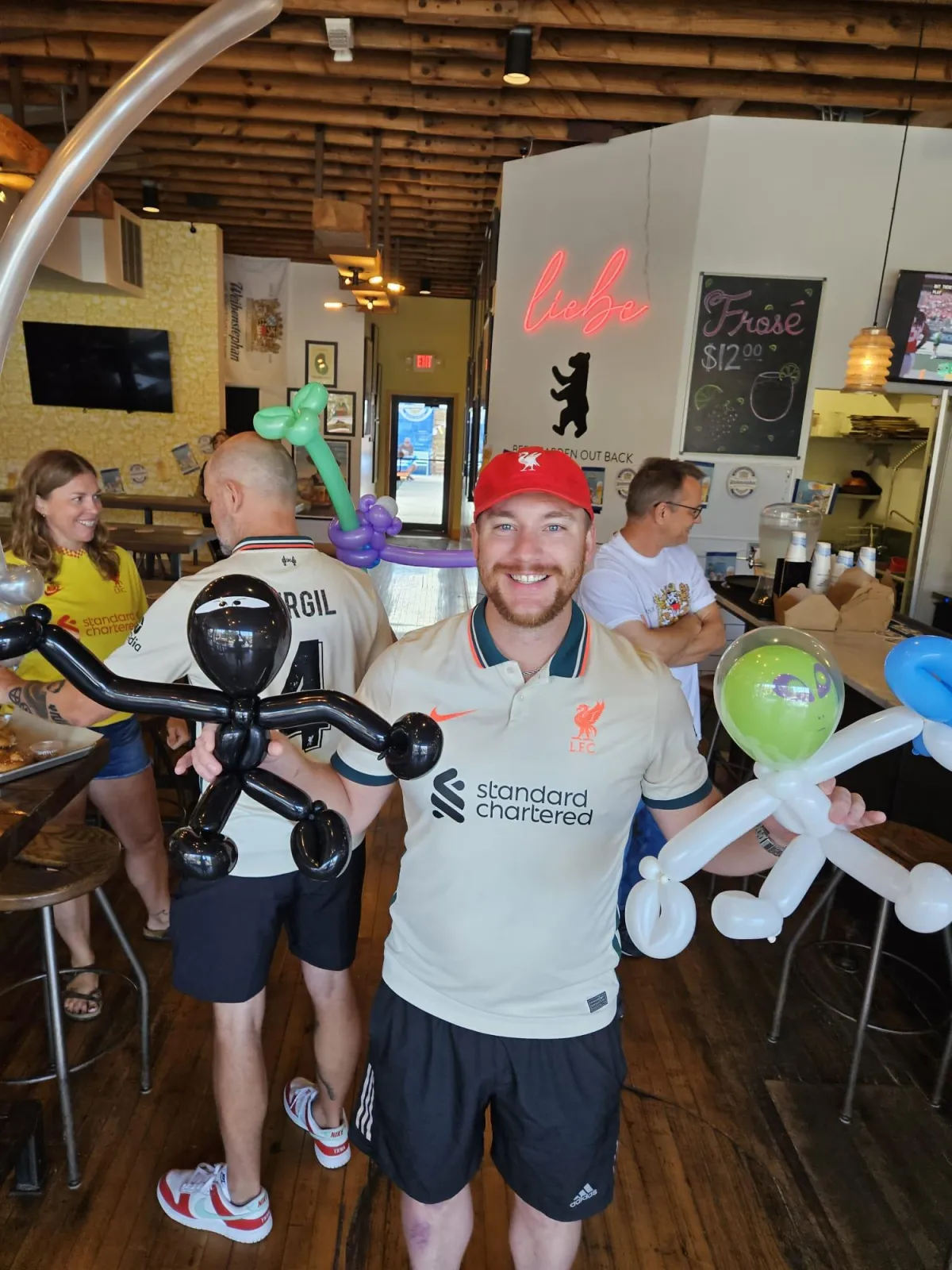 The Balloon Brigade Brings Joy to Barchen Beer Garden with Balloon Twisting Magic – September 21st Recap