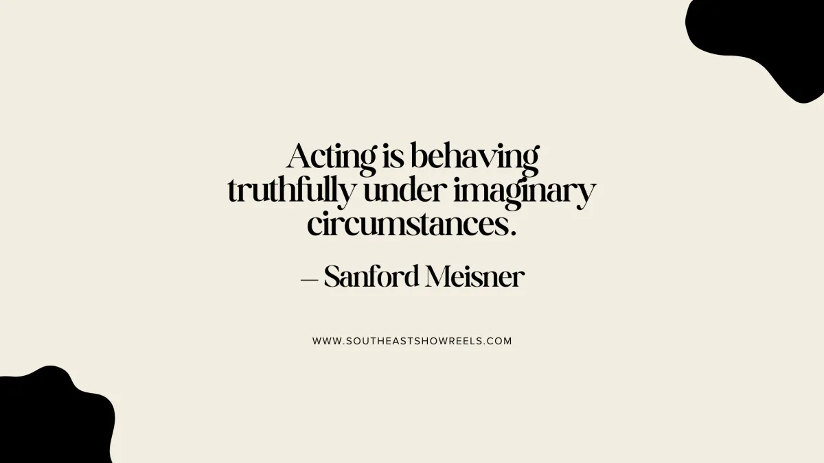 Sanford Meisner’s timeless teaching on authenticity in acting.