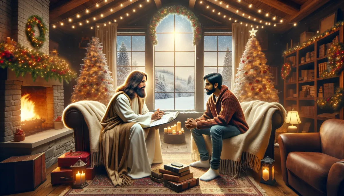 Jesus With Person Planning