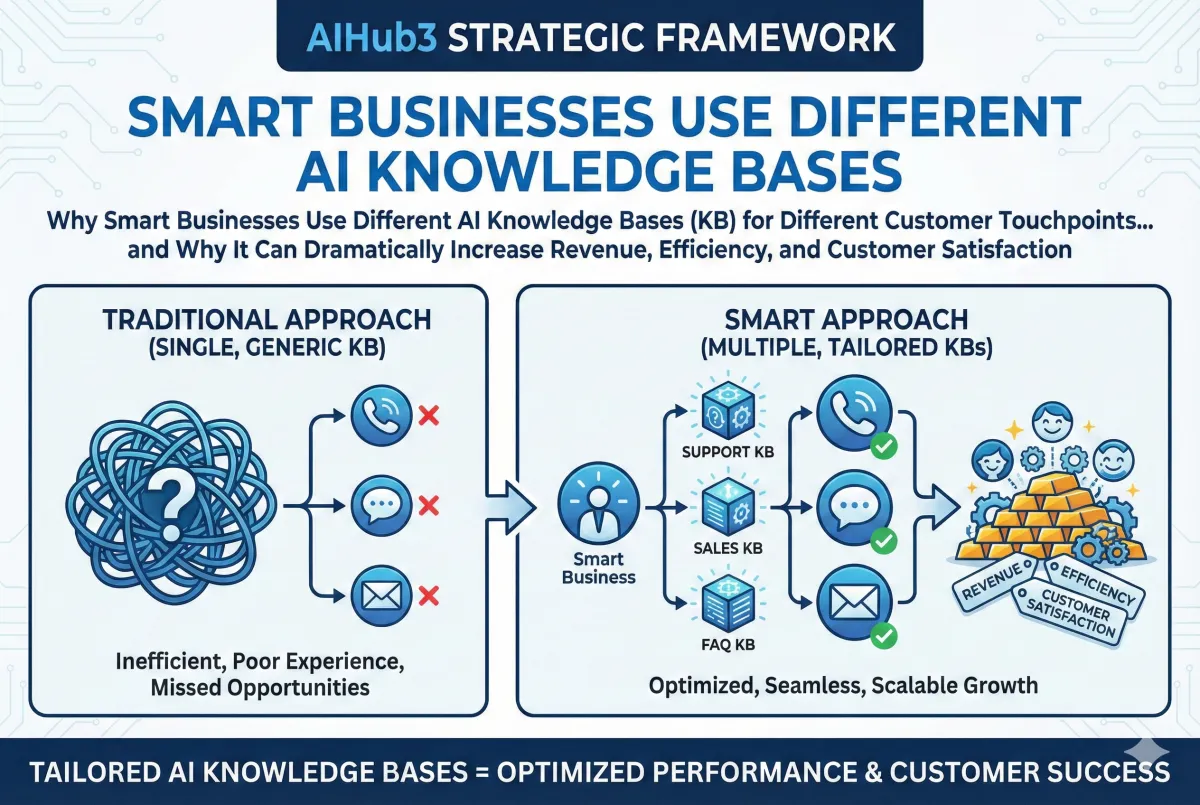 Smart Businesses Use Different AI Knowledge Bases