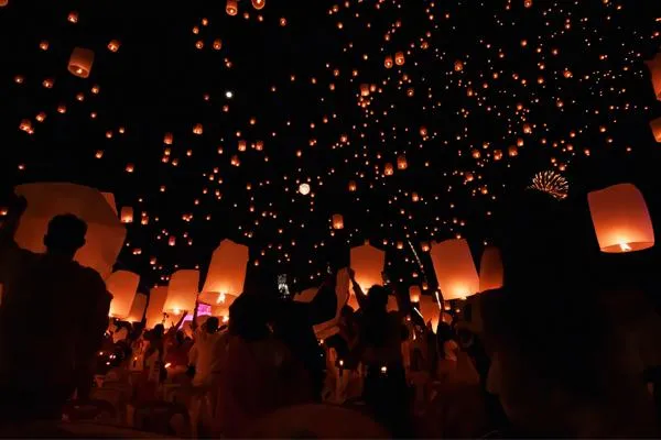 Thousands of colourful illuminated lanterns parade through Seoul at night during the unique Lotus Lantern Festival (YeonDeungHoe), travel inspiration from Lost & Found Travel.