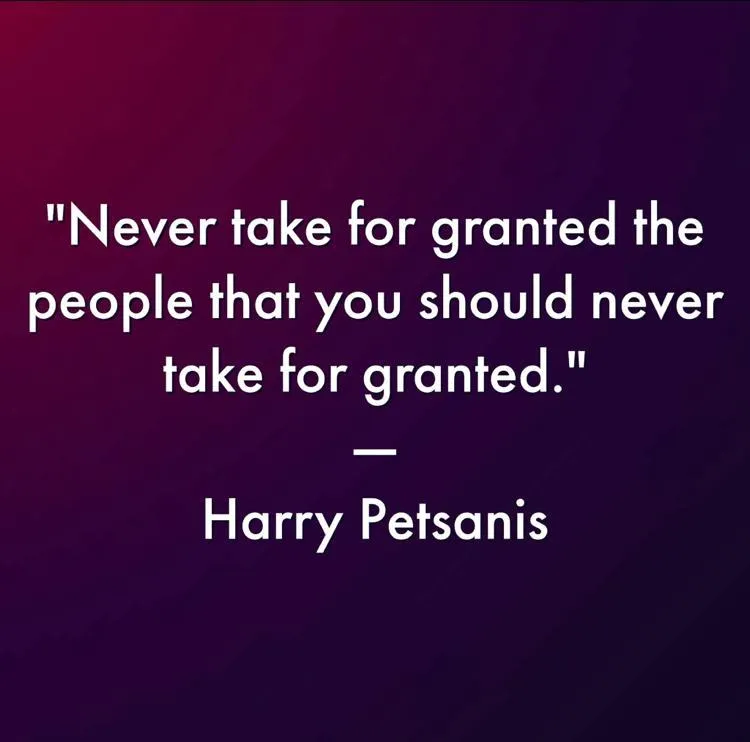 Relationships for Granted