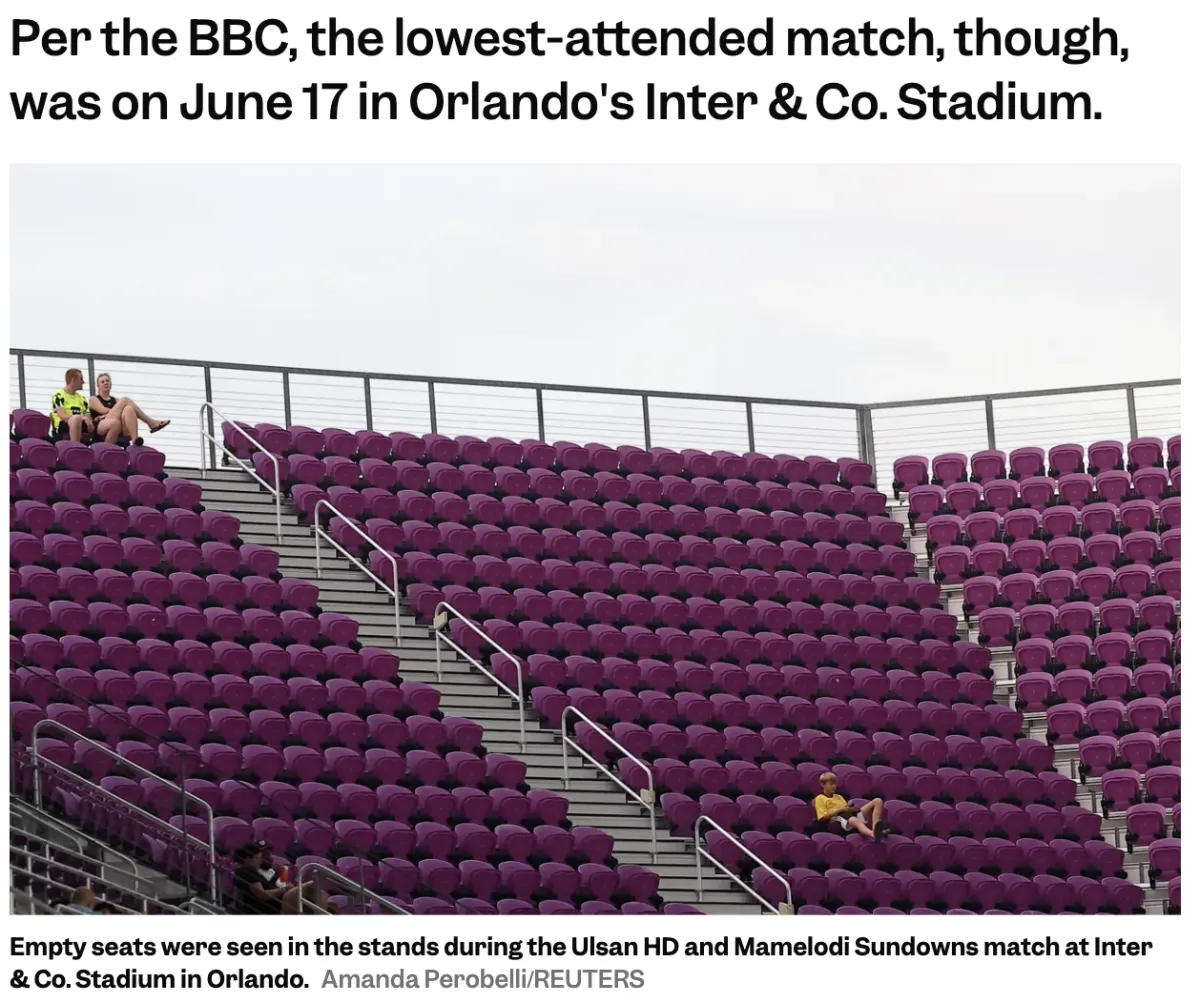 25,500 seats. 3,412 showed up. What happened?