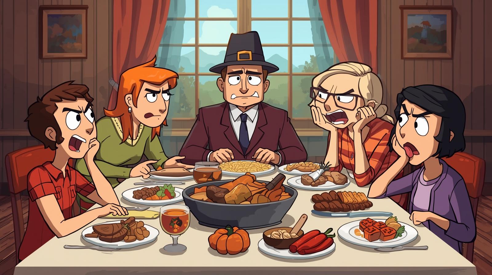 Most ridiculous Thanksgiving feud ever?