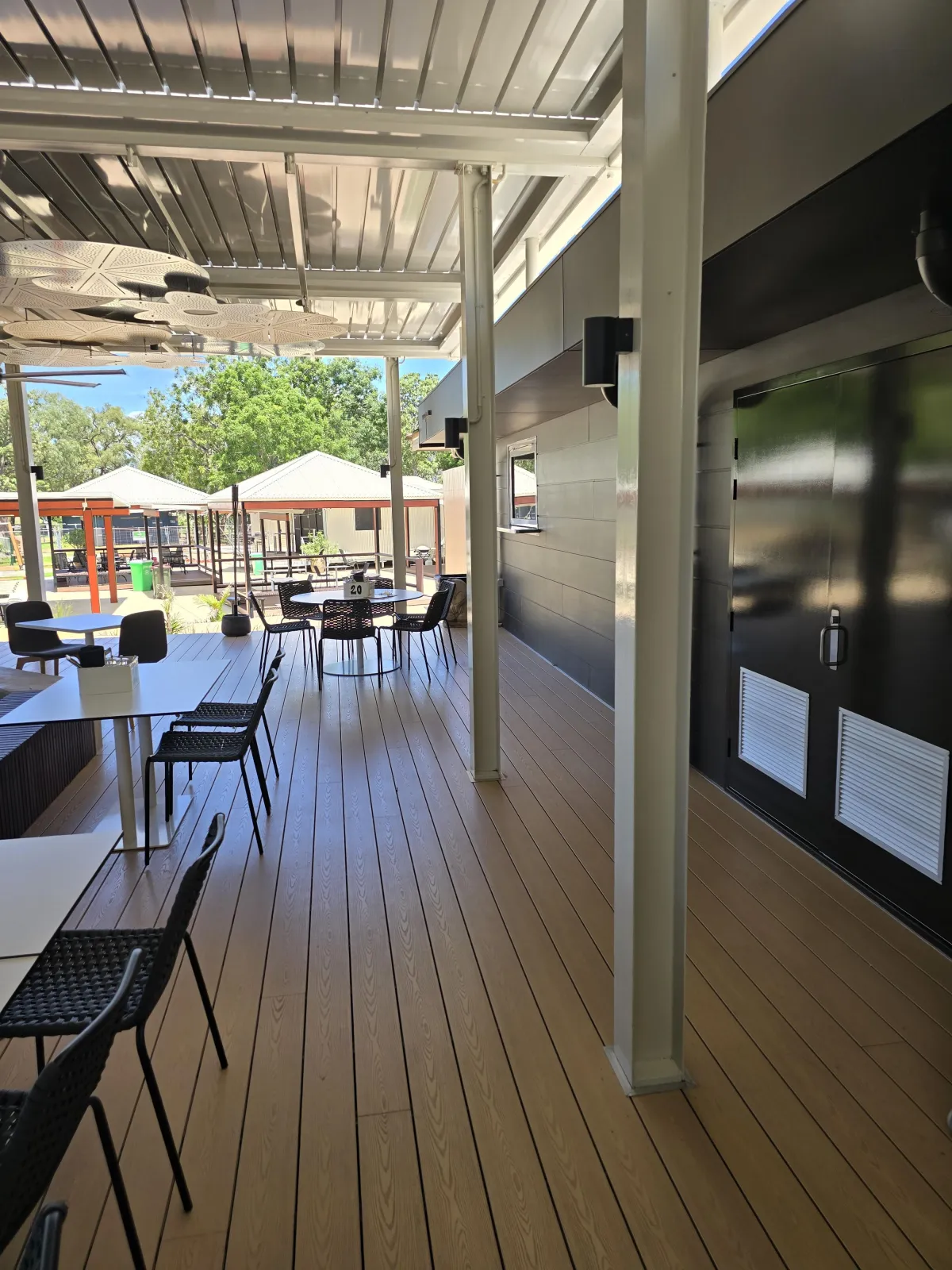 More Outdoor tables at Lilys Resort Kununurra