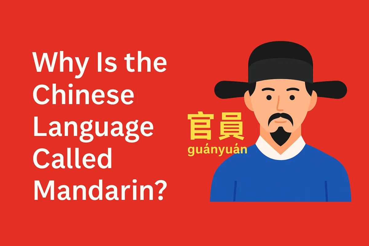Why Is the Chinese Language Called Mandarin?