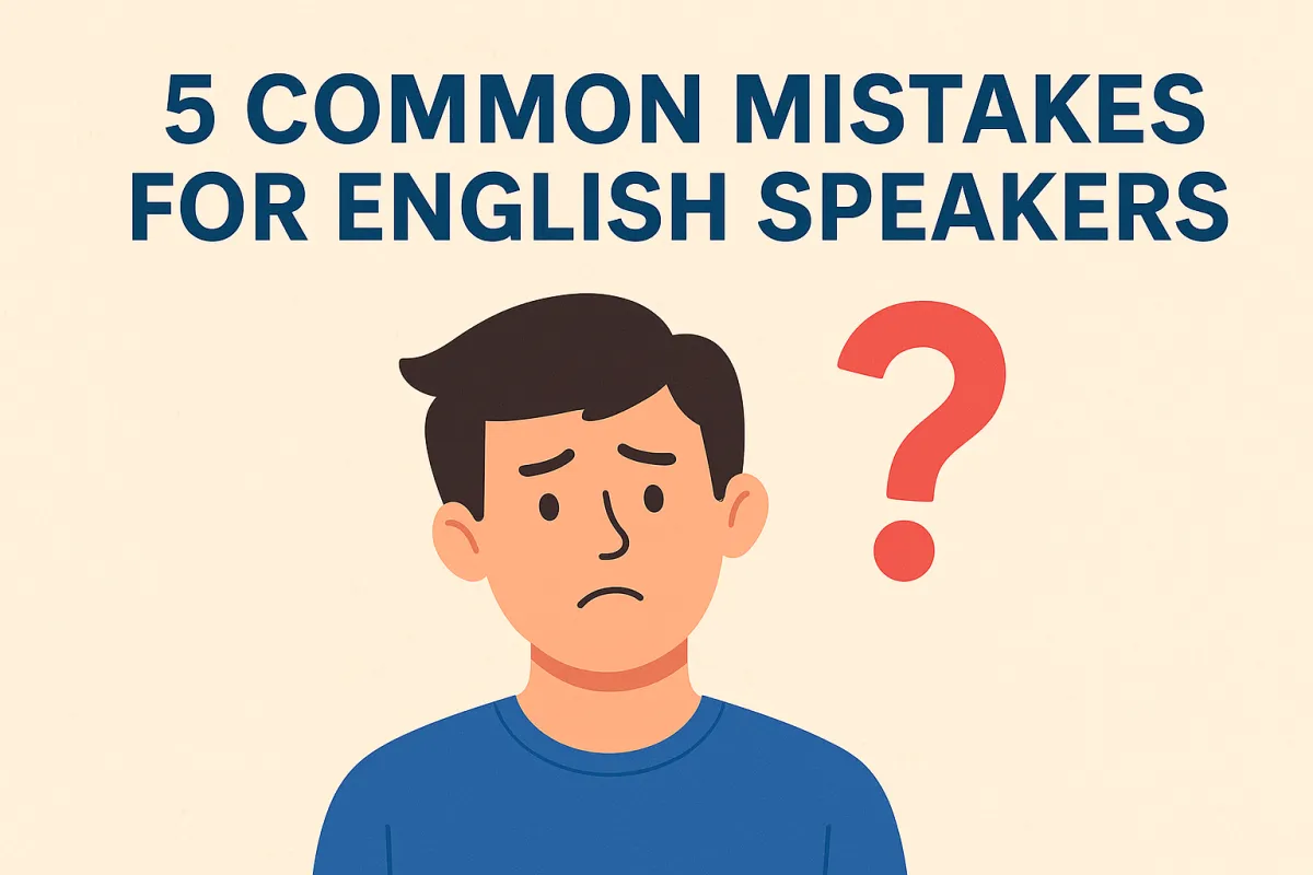 5 Common Mistakes English Speakers Make When Learning Chinese