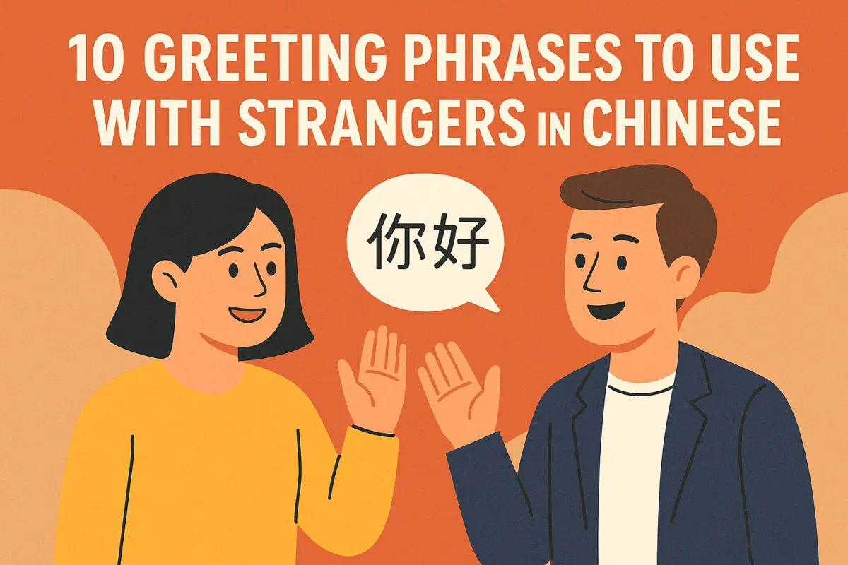 10 Greeting Phrases to Use with Strangers in Chinese