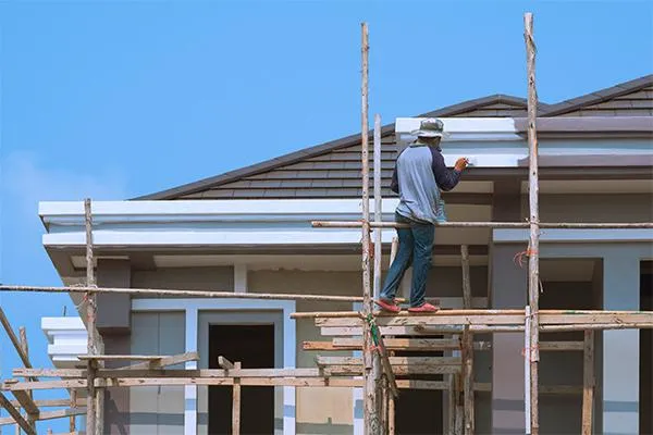 painting a roof
