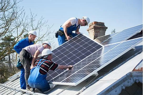 installing solar panel on roof