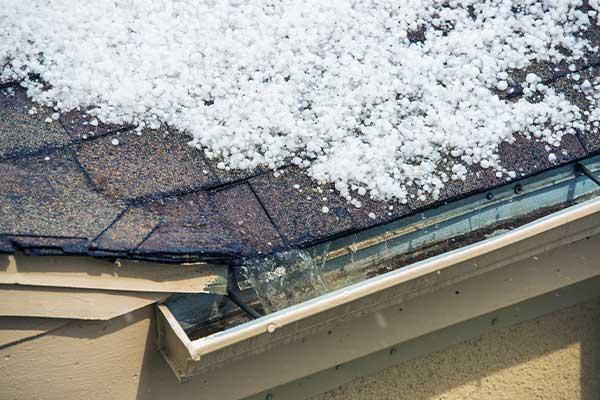 hail damage on roof in omaha