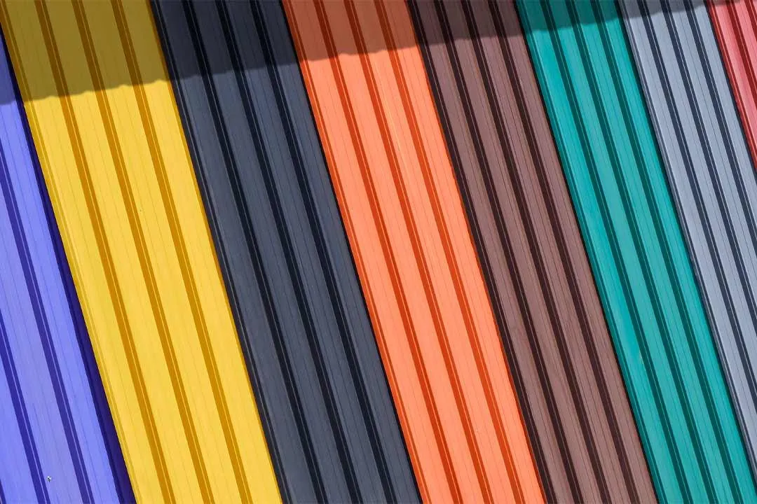 various roof colors