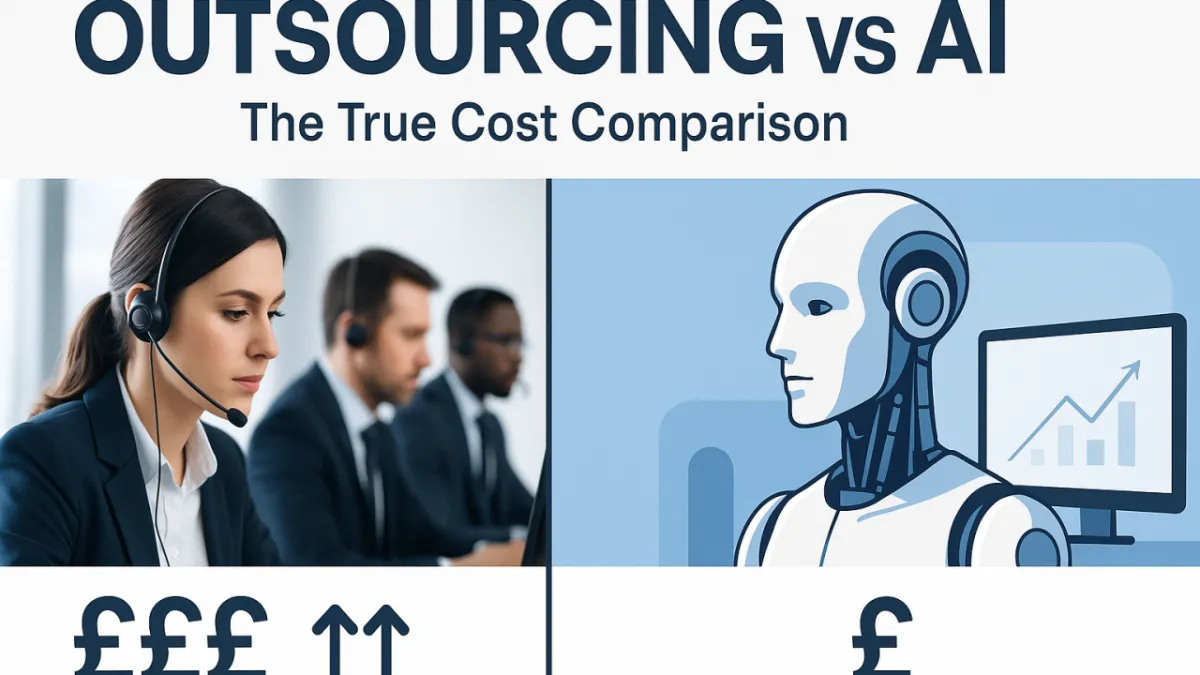 Outsourcing vs AI: The True Cost Comparison for Small Businesses