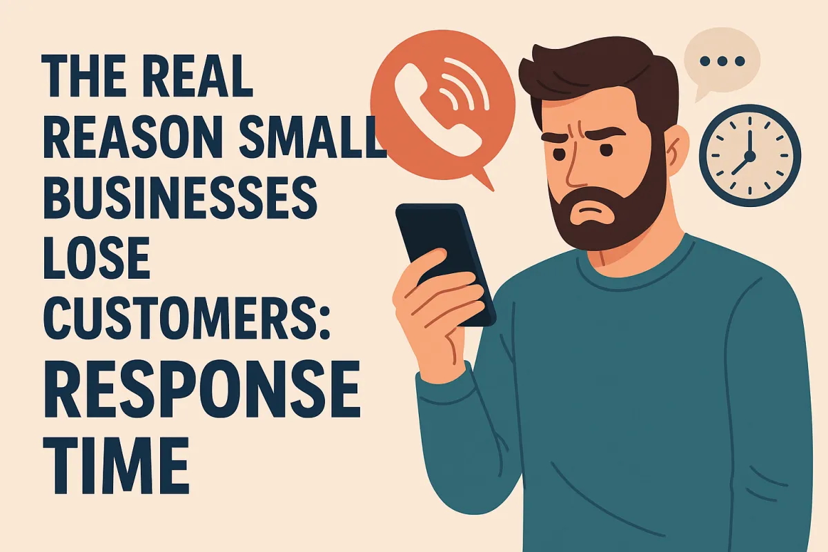 AI call assistant improving small business response time