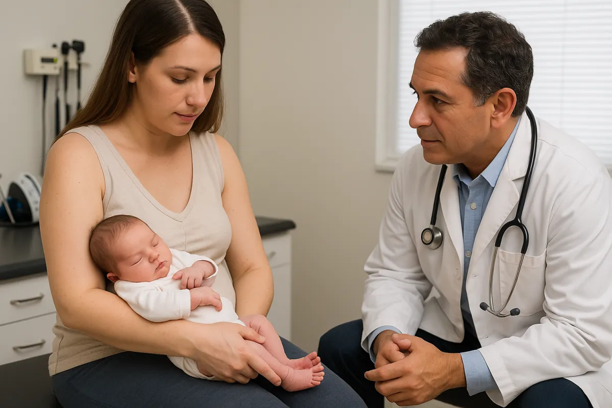 Consulta postparto en Tijuana revisión, lactancia y señales de alarma — Dr. Carlos Barba