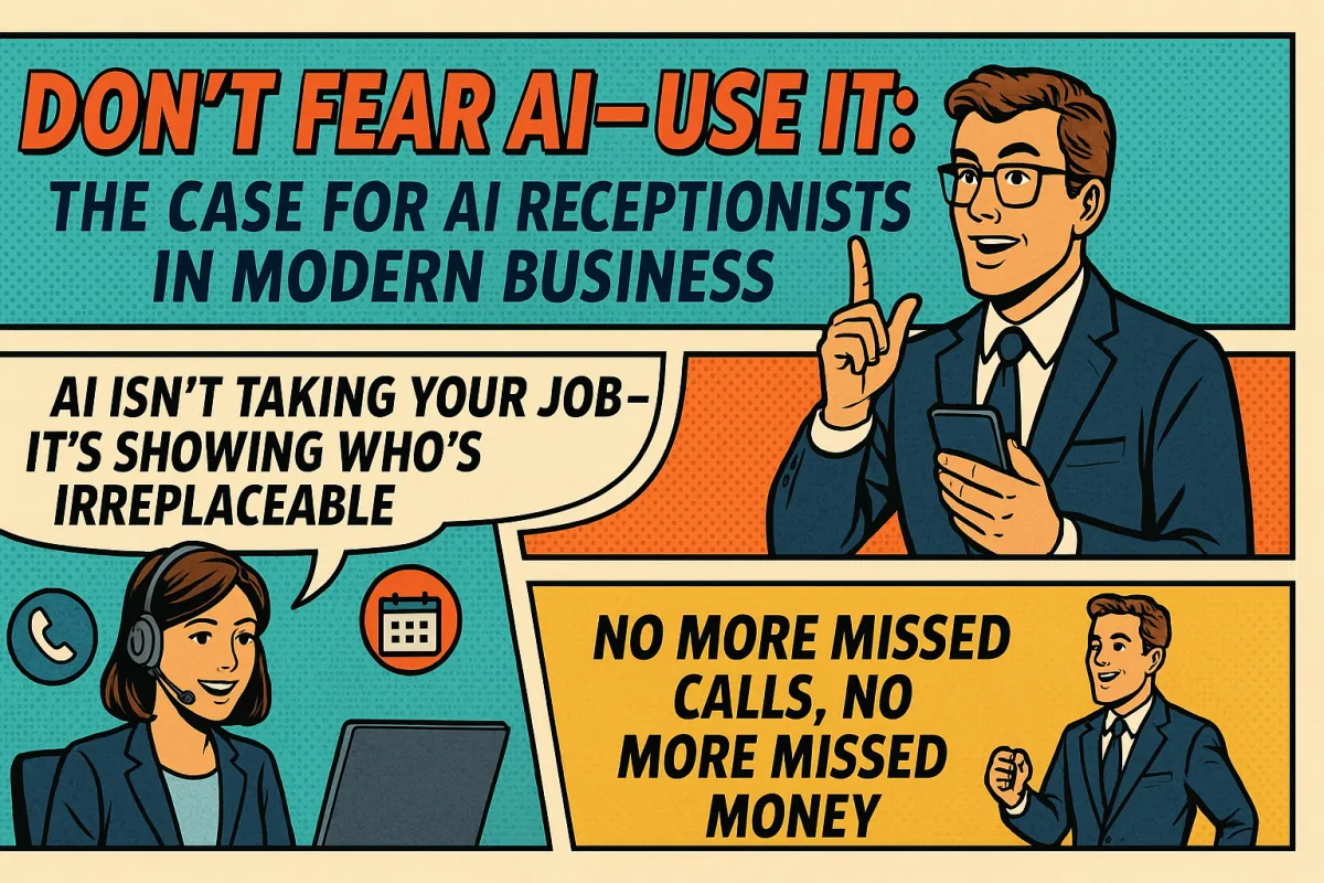 Don’t Fear AI — Use It: The Case for AI Receptionists in Modern Business