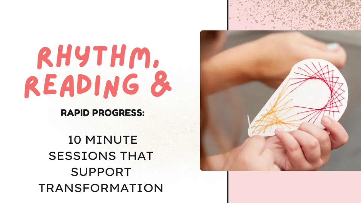 Ten minute sessions support transformation