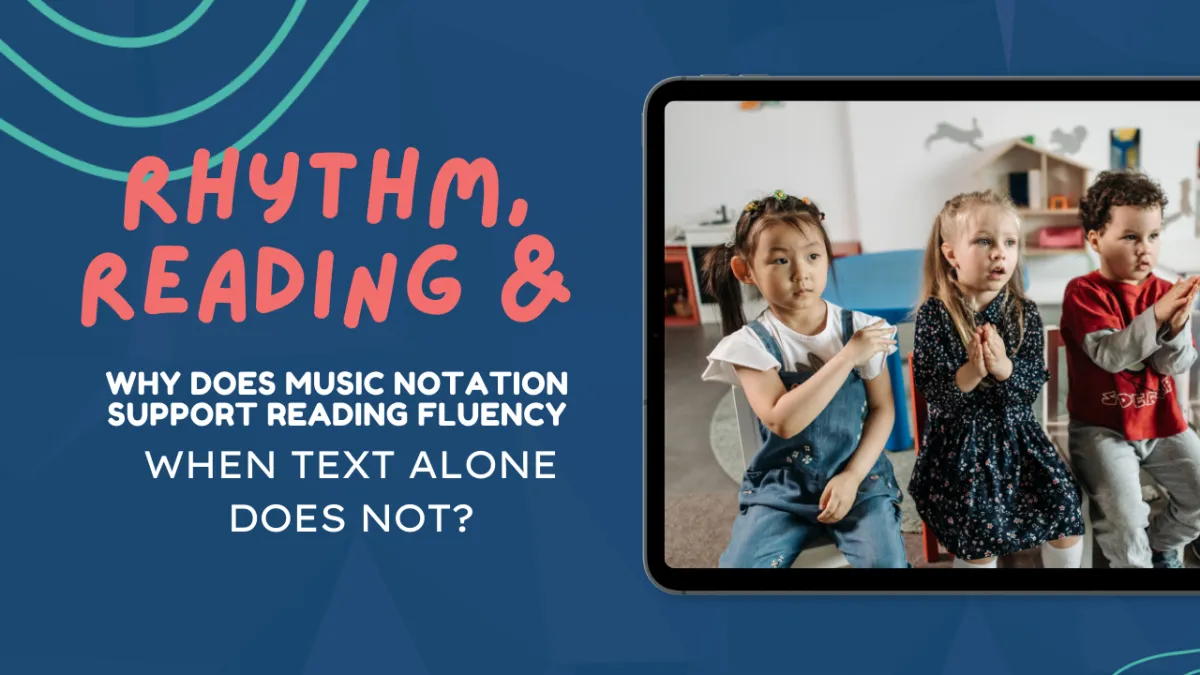 Musical Notation as a Cognitive Scaffold: Why Rhythm Supports Reading Fluency When Text Alone Does Not
