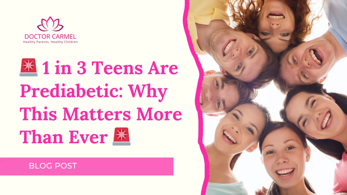 🚨 1 in 3 Teens Are Prediabetic: Why This Matters More Than Ever 🚨