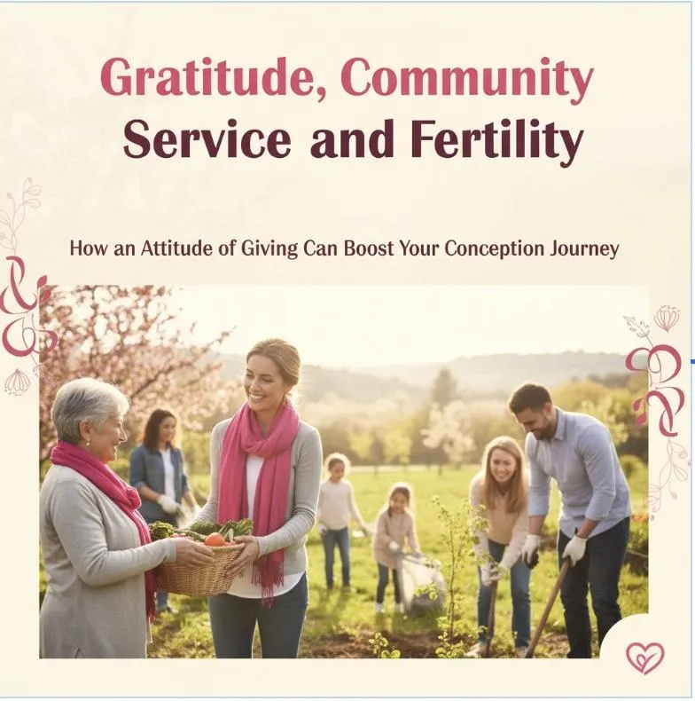 Gratitude, Community Service, and Fertility: How an Attitude of Giving Can Boost Your Conception Journey