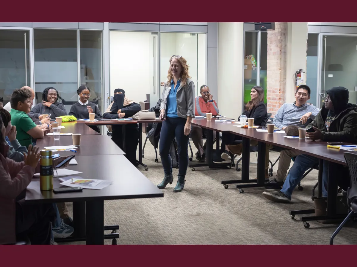 Penny Nilsen facilitation a workshop