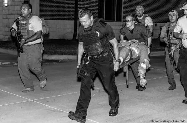 Moving casualties from danger