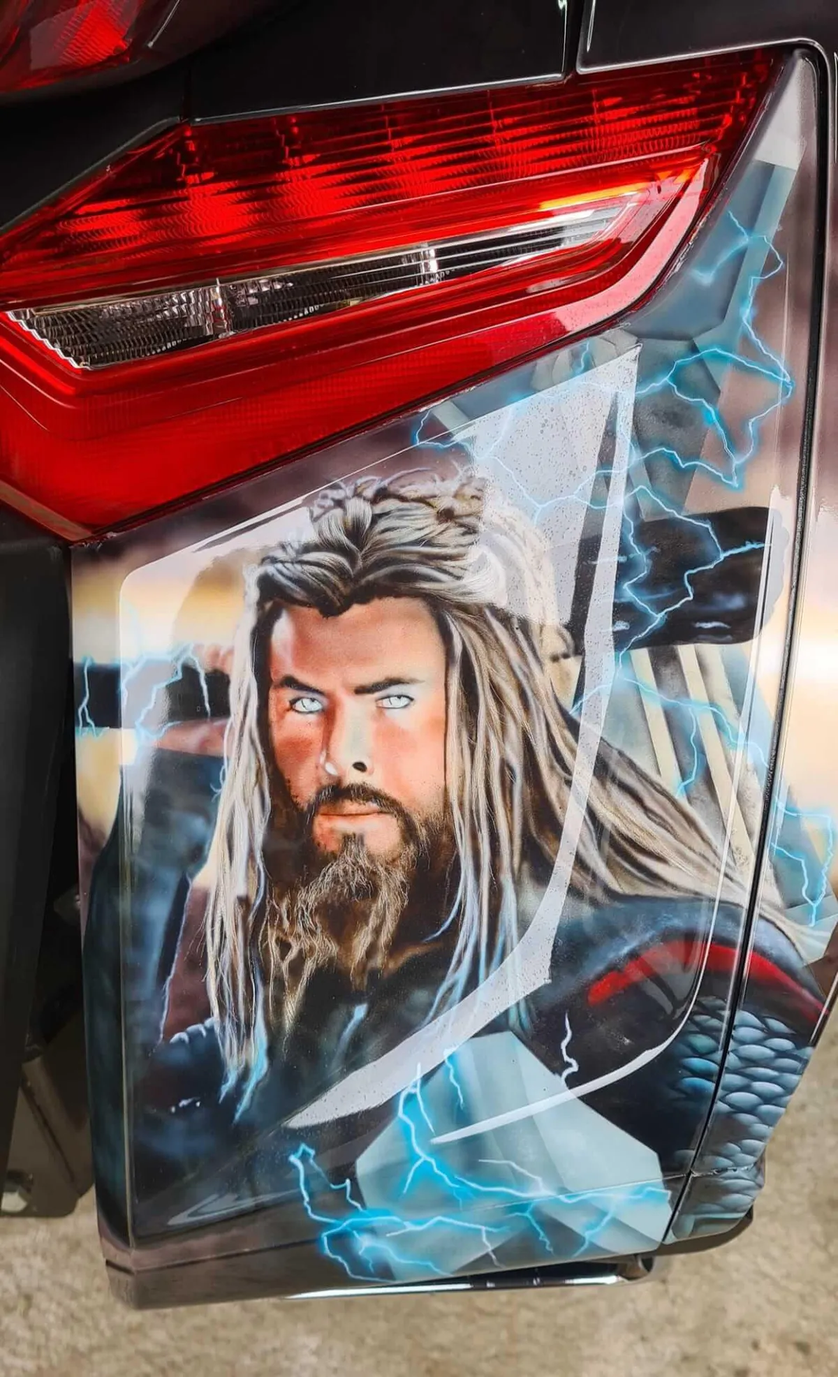 Honda Goldwing Marvel Themed Airbrushed Bike By Xtreme Paint Studio 