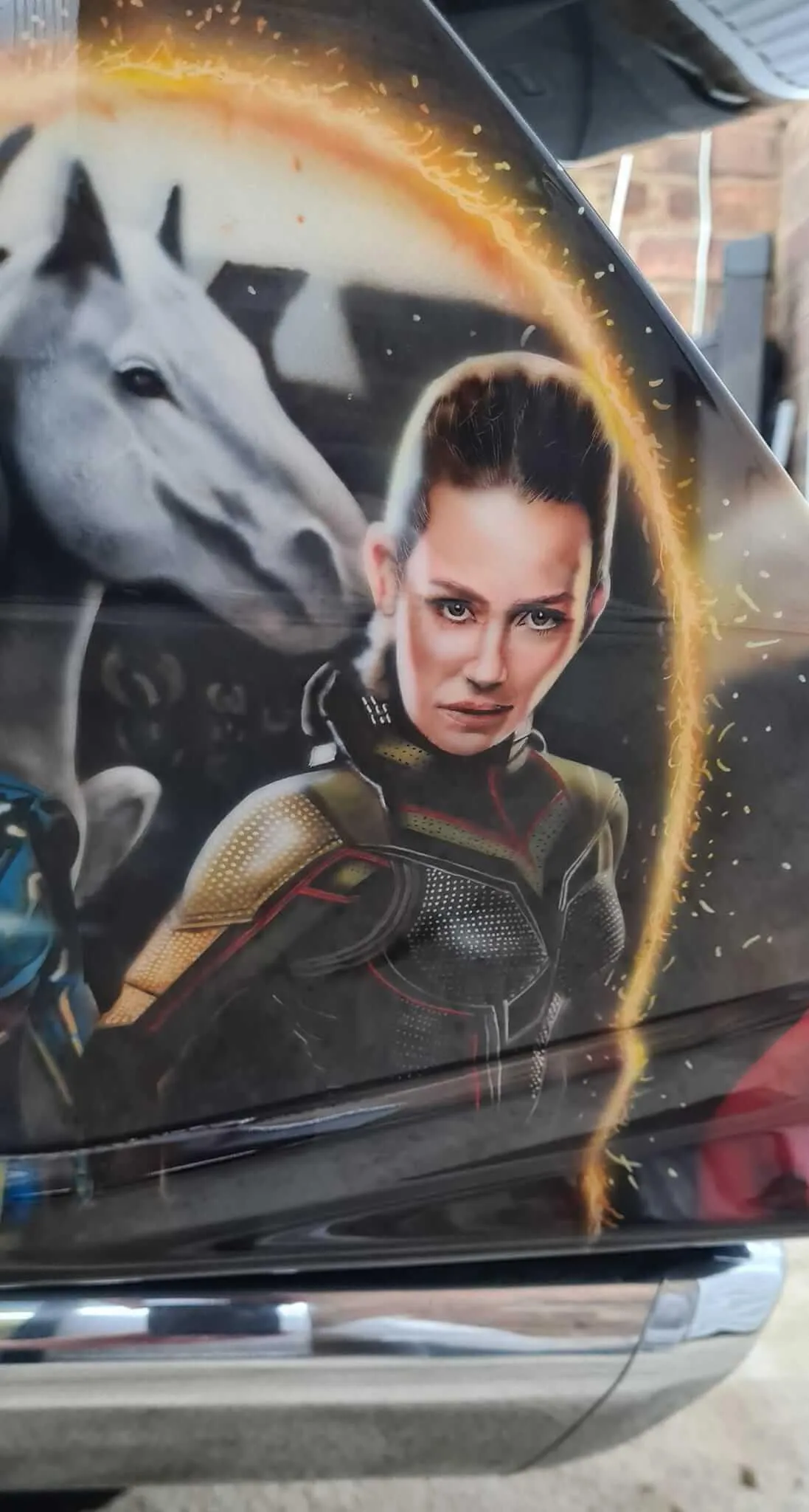 Honda Goldwing Marvel Airbrushed Themed By Xtreme Paint Studio