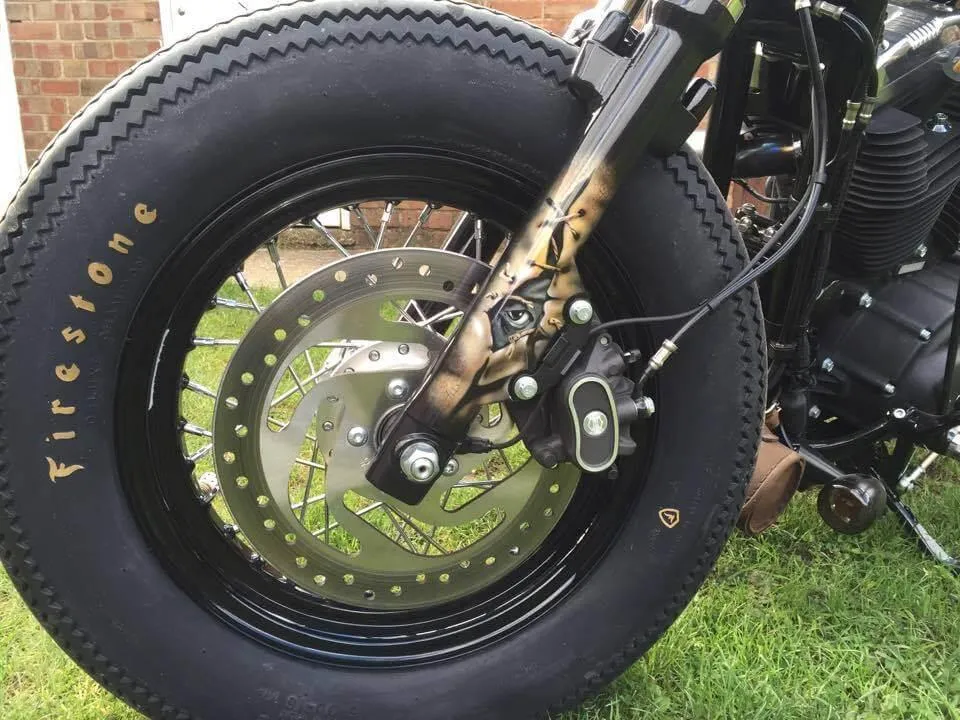 Horror airbrushed themed Harley Sportster Tank